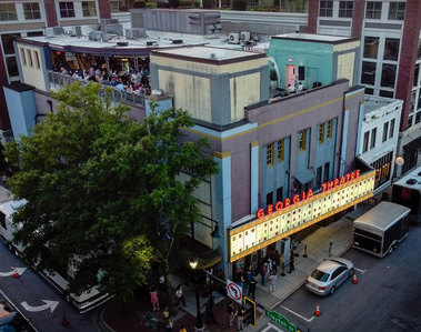 Georgia Theatre Aerial Photography. Athens, Ga