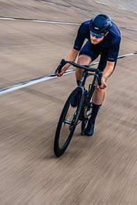 Charles Page (Sant Piran) riding the Ribble Cycles ULTRA SL R. Photograph by Matthew Fleming. 
