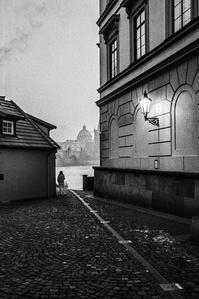 Photograph by Matthew James Fleming from the Journal : Number 3 The Gold of  Time. The Silver of Memory. Taken with Ilford HP5 35mm film in Prague.