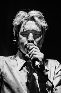 White Room performing live at Confessional Festival, Blackburn, September 2019. Photograph by Matthew Fleming, shot with Nikon F100 and Ilford HP5 film.