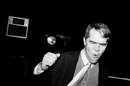 A reveller dances alone at a Drum and Bass (DnB) night in Lancaster. 
Photograph from the series To Live and Die in Lancashire: Wet Paint by Matthew James Fleming. Taken with a Leica M6 and Ilford HP5 35mm film.