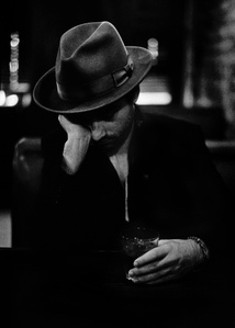 Photograph of Mackenzie James Creegan for his single release, "Woman from the East". By Matthew Fleming, shot with Leica M6 and Ilford HP5 film.