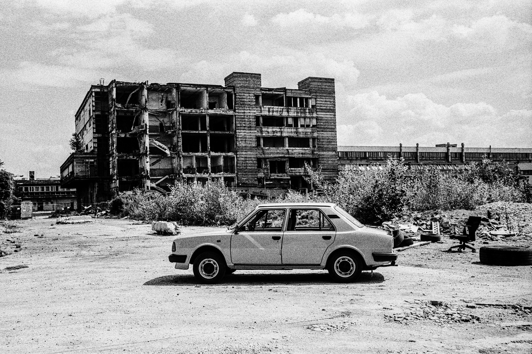 Photograph by Matthew James Fleming from the Journal : Number 4 Samizdat. Taken with Ilford HP5 35mm film in Bratislava, Slovakia.