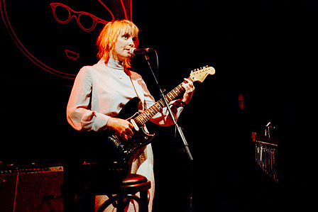 Mega Bog performs live at legendary Manchester venue Band on the Wall, August 2017. Photograph by Matthew Fleming, shot with Leica M6 and Cinestill 800T.