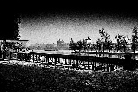 Photograph by Matthew James Fleming from the Journal : Number 3 The Gold of  Time. The Silver of Memory. Taken with Ilford HP5 35mm film in Prague.