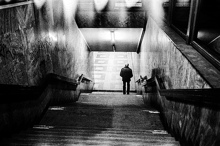 Photograph by Matthew James Fleming from the Journal : Number 3 The Gold of  Time. The Silver of Memory. Taken with Ilford HP5 35mm film in Prague.