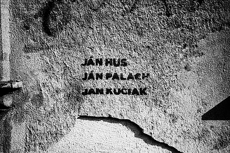 Photograph by Matthew James Fleming from the Journal : Number 4 Samizdat. Taken with Ilford HP5 35mm film in Bratislava, Slovakia.