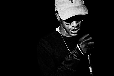 Black Josh performing live at the Lancaster music institution, 'Bass Race'. March 2017. Photograph by Matthew Fleming, shot with Leica M6 and Ilford HP5 film.