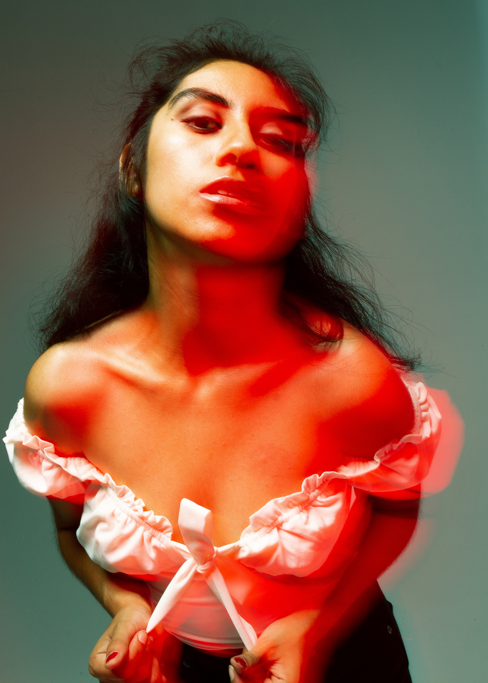 motion blur, light trails, fashion