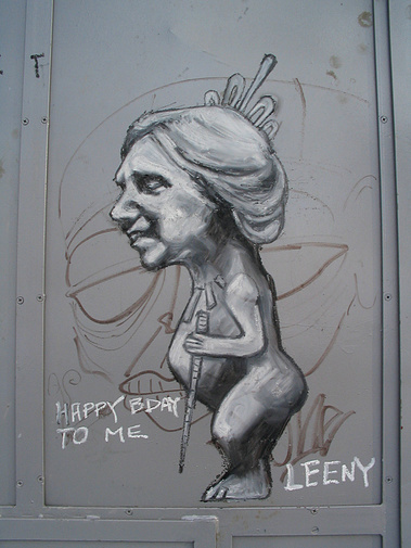 kathleen weldon, street art, oil bar, leeny
