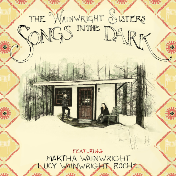 kathleen weldon, album cover, illustration, songs in the dark, wainwright sisters