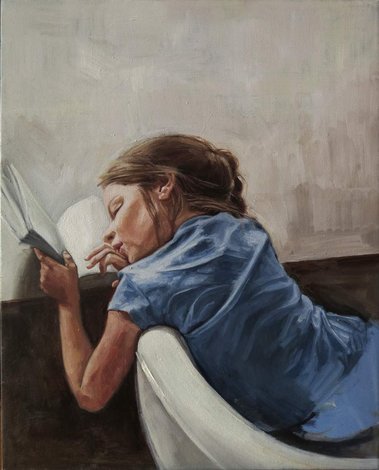 kathleen weldon, painting, gigi