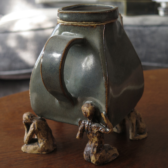 kathleen weldon, crafts, ceramic, teapot, 