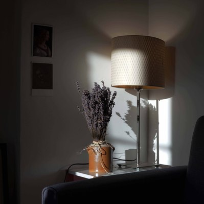 Street photography in colors of the french street photographer David Décamps representing the inside of a flat in Paris.