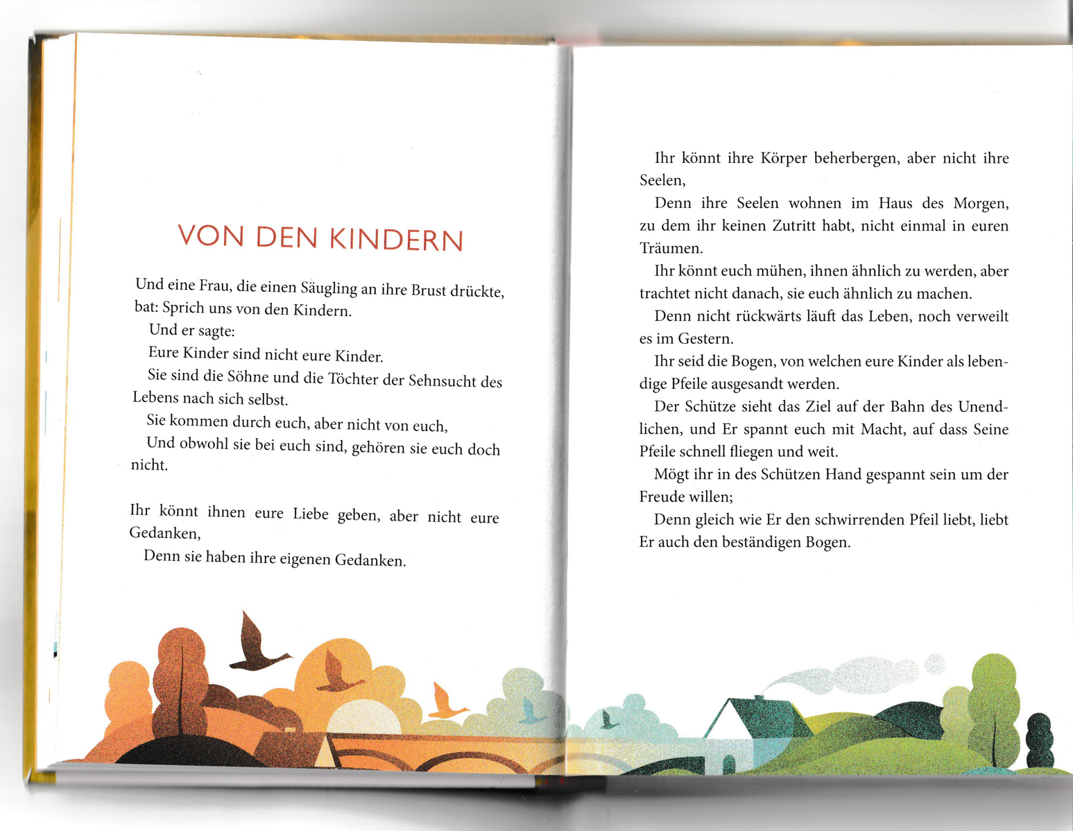 Khalil Gibran: Von den Kindern (Textkopie)
