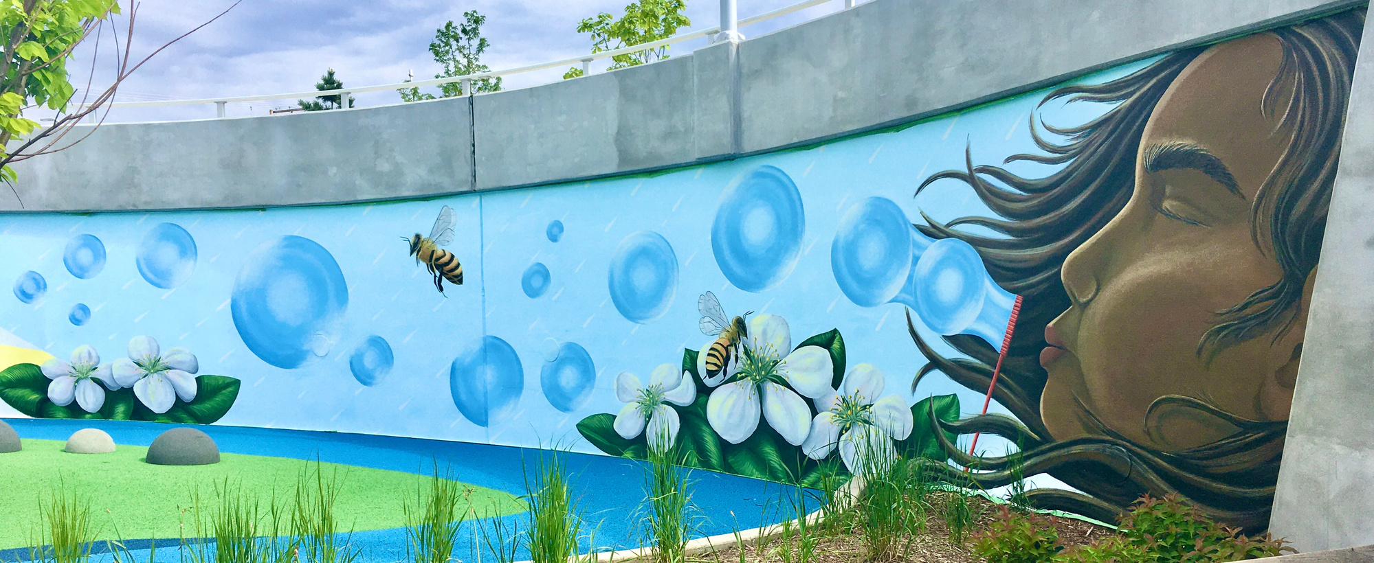 “JOY in Every Season” Mural at Howard Park in South Bend, IN.
