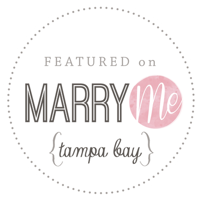 Featured on Marry Me Tampa Bay as a wedding photographer