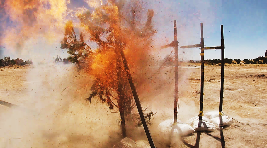 Dr. Graham Doig has led research into using shockwaves for wildfire suppression