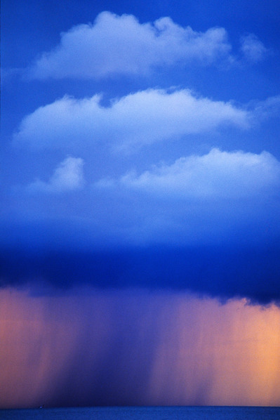 Thunderstorm clouds at St. Pete's Beach in Florida