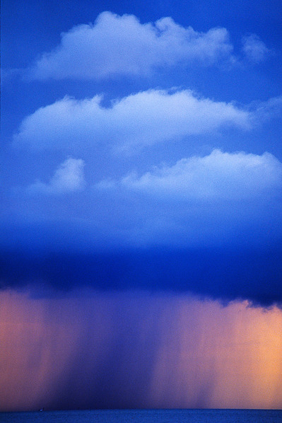 Thunderstorm clouds at St. Pete's Beach in Florida