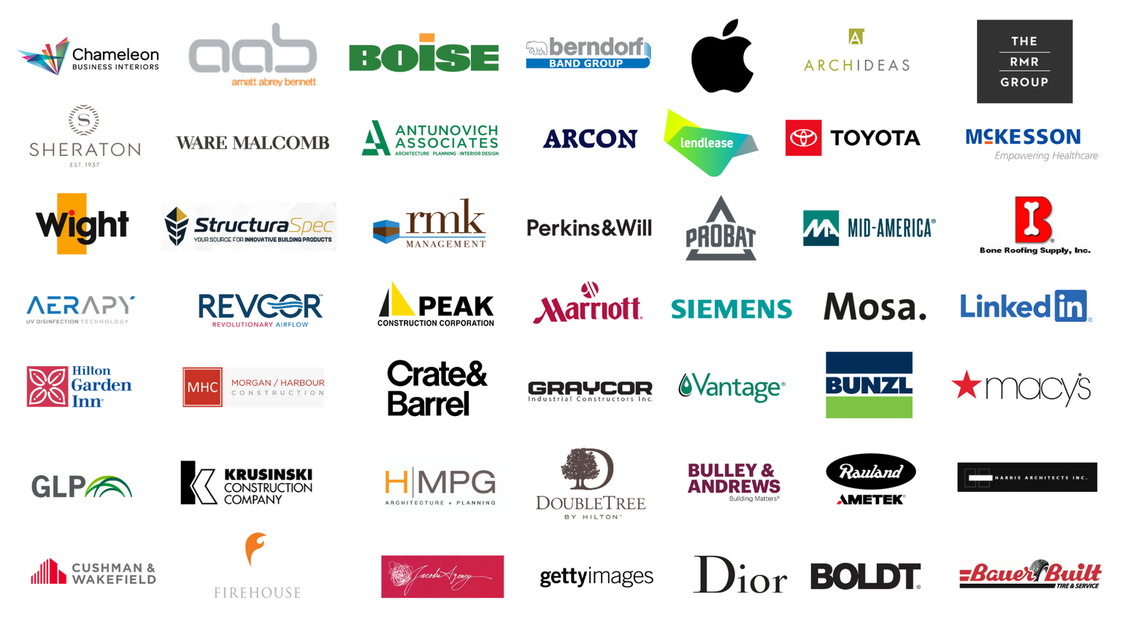 Partial client list of a successful Chicago freelance photographer with over 25 years of experience