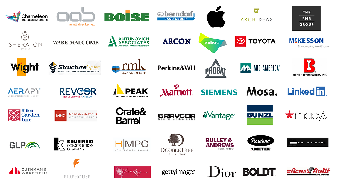 Partial client list of a successful Chicago freelance photographer with over 25 years of experience
