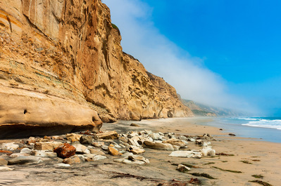 Fine art nature photography of a beach in San Diego, CA