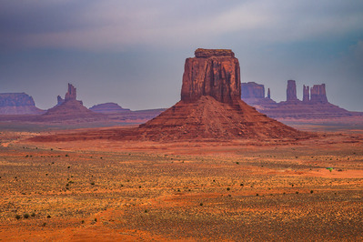 Monument Valley National Monument at dusk