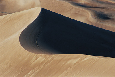 Landscape nature photography of sand dune ledge at Great Sand Dunes National Park, CO