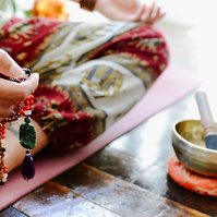 Portland Product Photographer Briana Cerezo Product Photography Portland Crystals Necklace Jewelry Photography PDX Product Photographer Lifestyle Photographer Sacred Mala Beads 