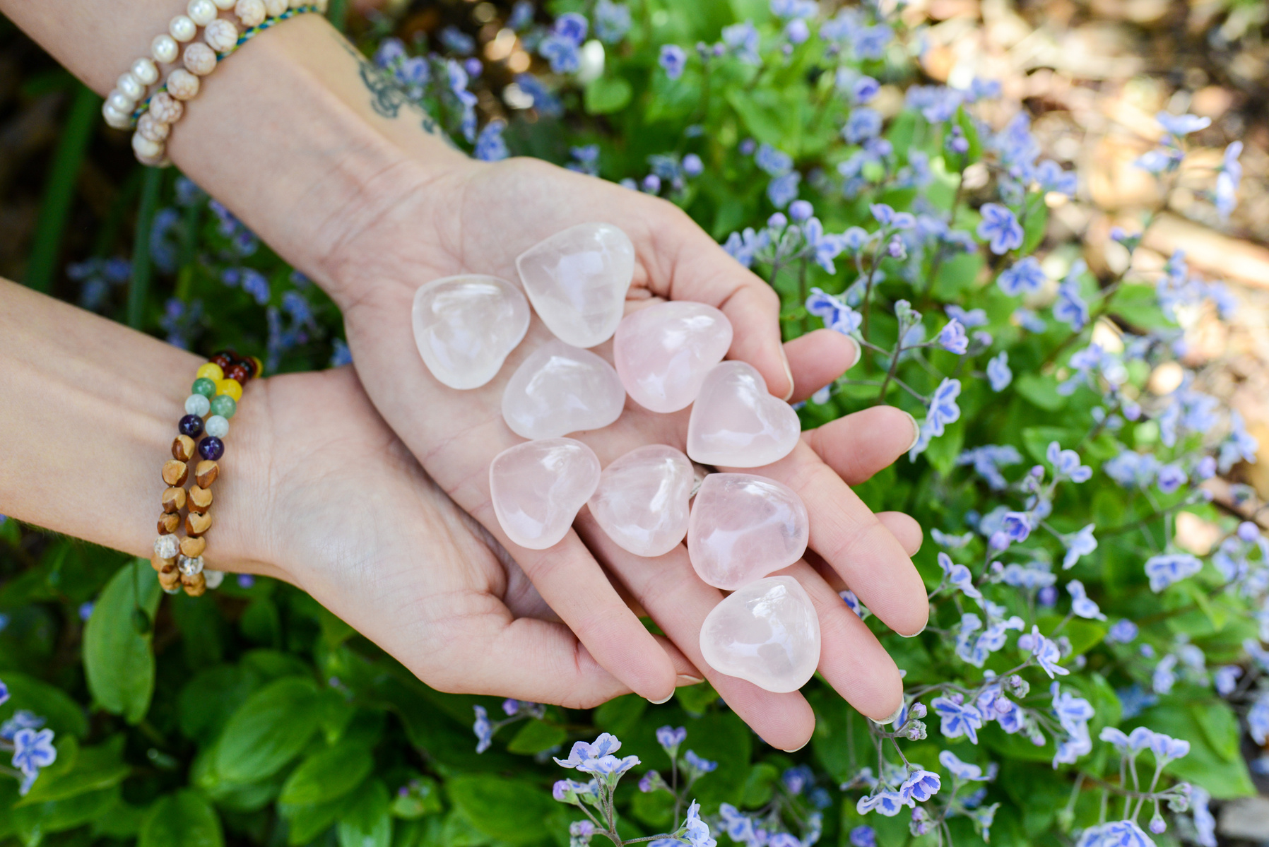 Portland Product Photographer Briana Cerezo Product Photography Portland Crystals Photography PDX Product Photographer Lifestyle Photographer Rose Quartz