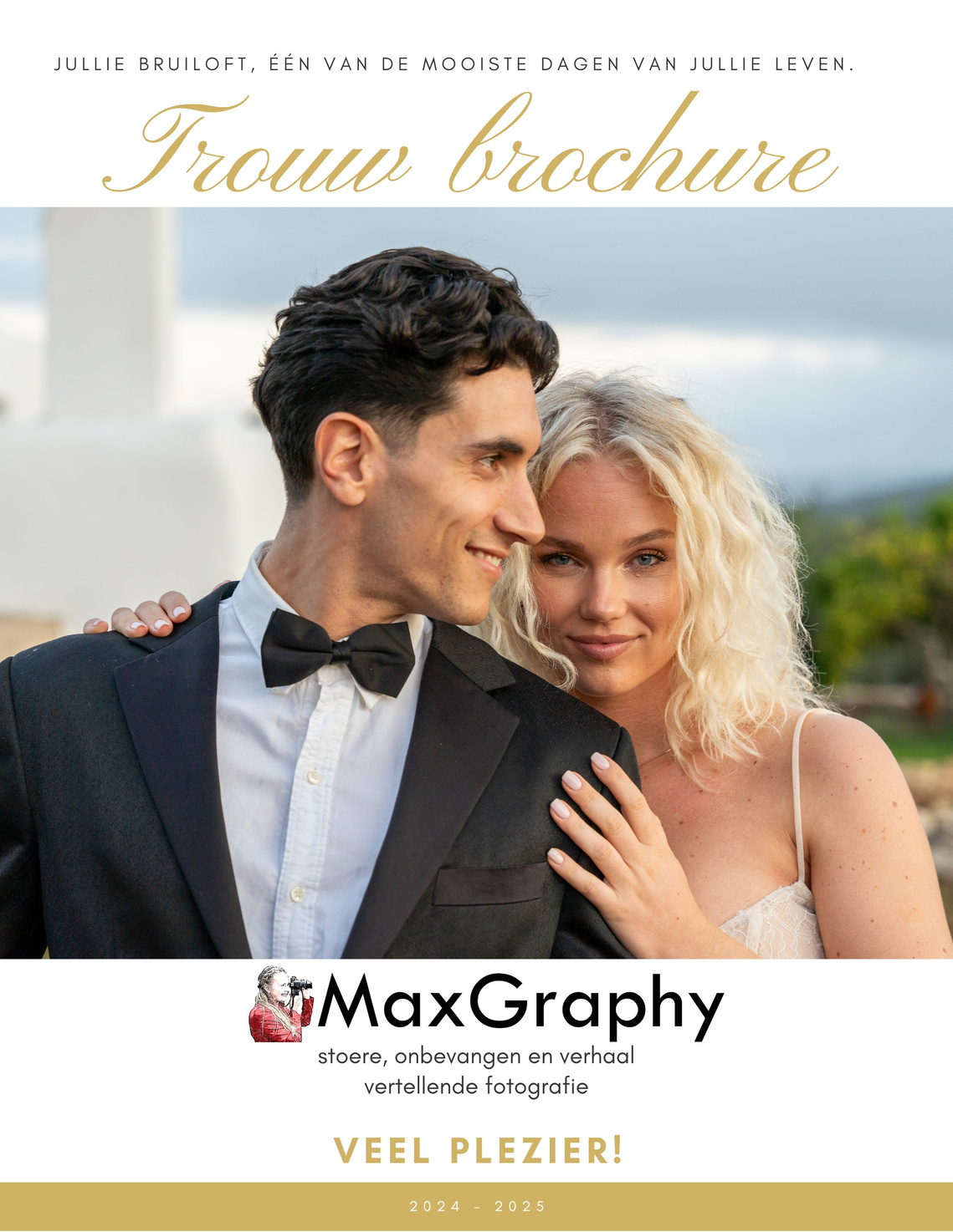 Trouwfotograaf MaxGraphy uit Sliedrecht maakt op een relaxte manier foto's van jouw bruiloft. 