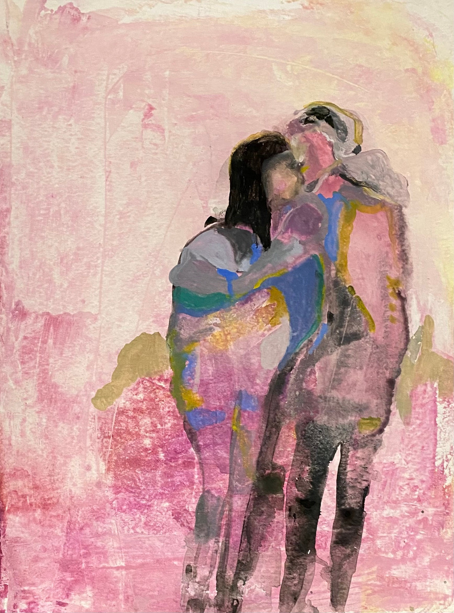 "melting", acrylic on paper, 2023

dimension : 42 x 56 cm / 16,5 x 22 in.

non encadré / unframed

retrait à l'atelier, frais d'expédition à charge de l'acquéreur - pour expédition, merci de nous contacter pour un devis