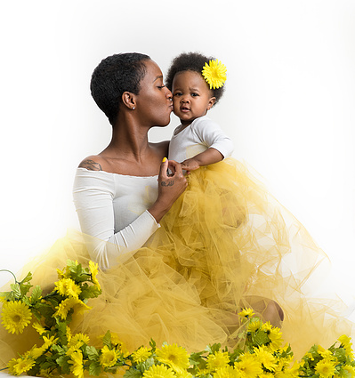 A family photoshoot in Washington DC