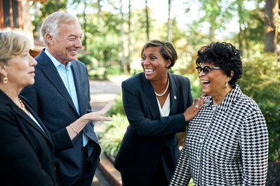 Candidate for Governor Peter Franchot posing for a political portrait with family.