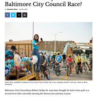 Political article promoting a Baltimore City candidate.