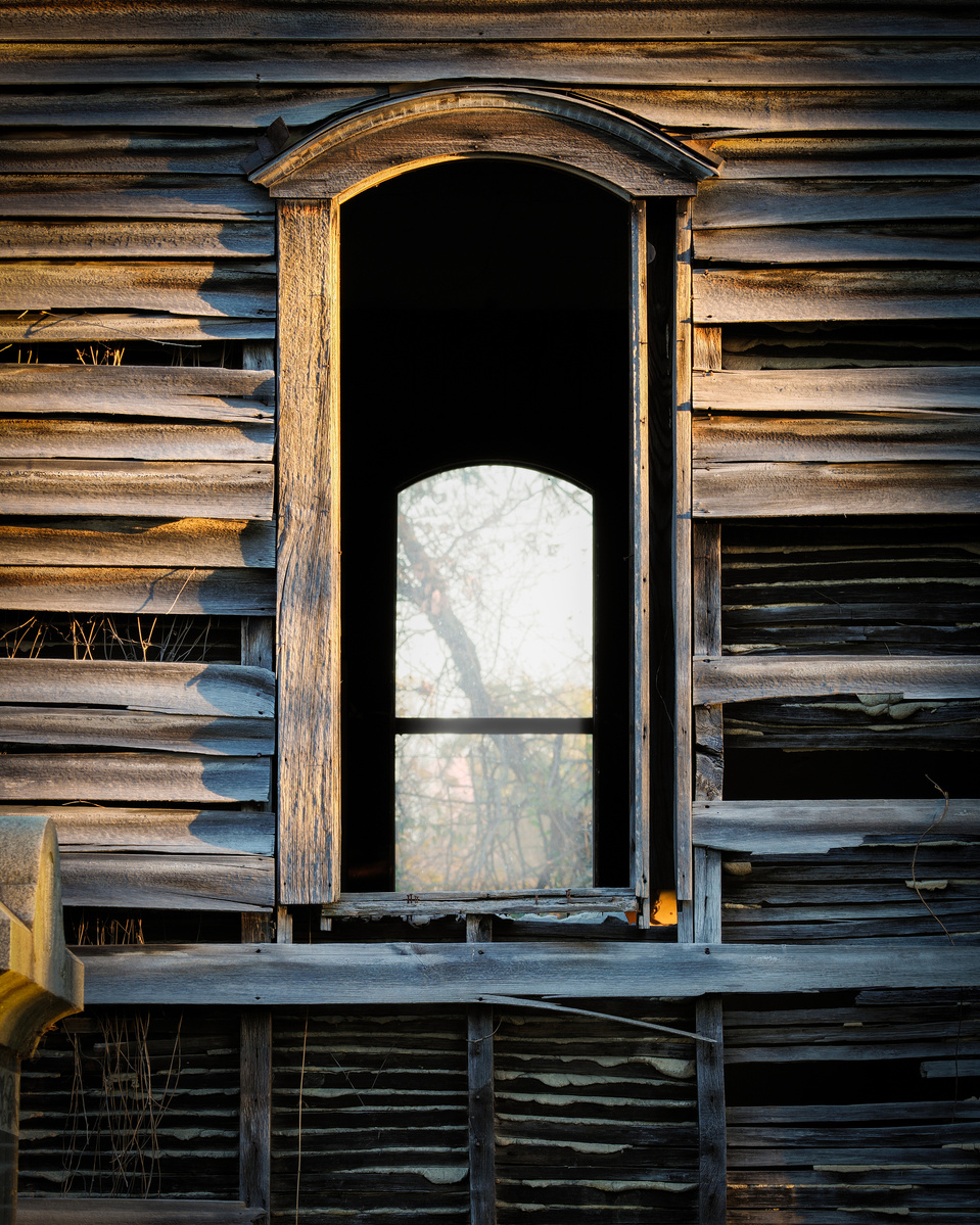 Picture 1, Abandoned Church Window.
