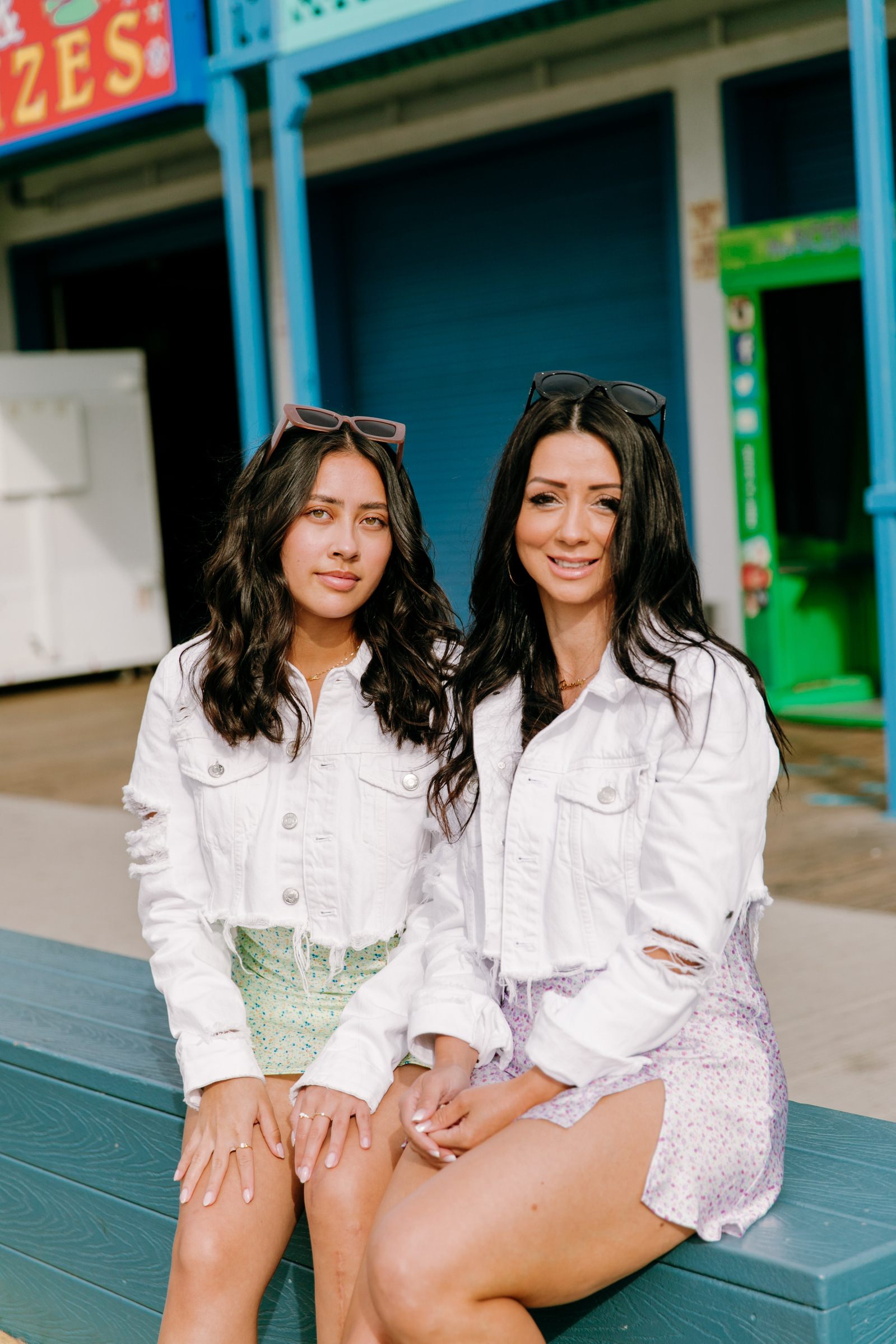 Mother and Daughter in Santa Monica, Santa Monica Pier, Santa Monica Photographer, Los Angeles Photographer, LA Photographer, Family Photos at Santa Monica Pier