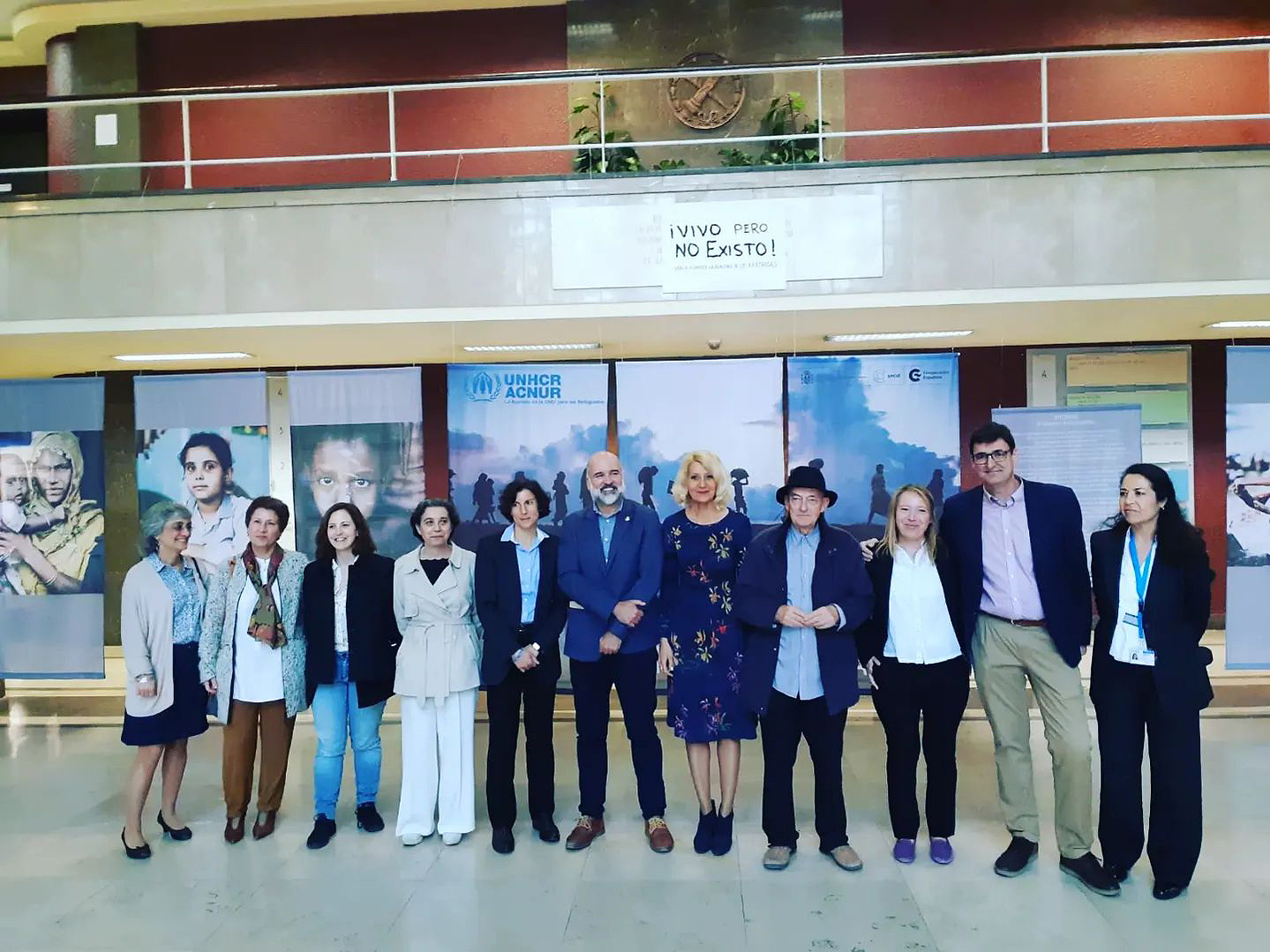 Exposición Apátridas: El laberinto de los invisibles, comisariada por Zara Fernández de Moya en la Facultad de Filología UCM