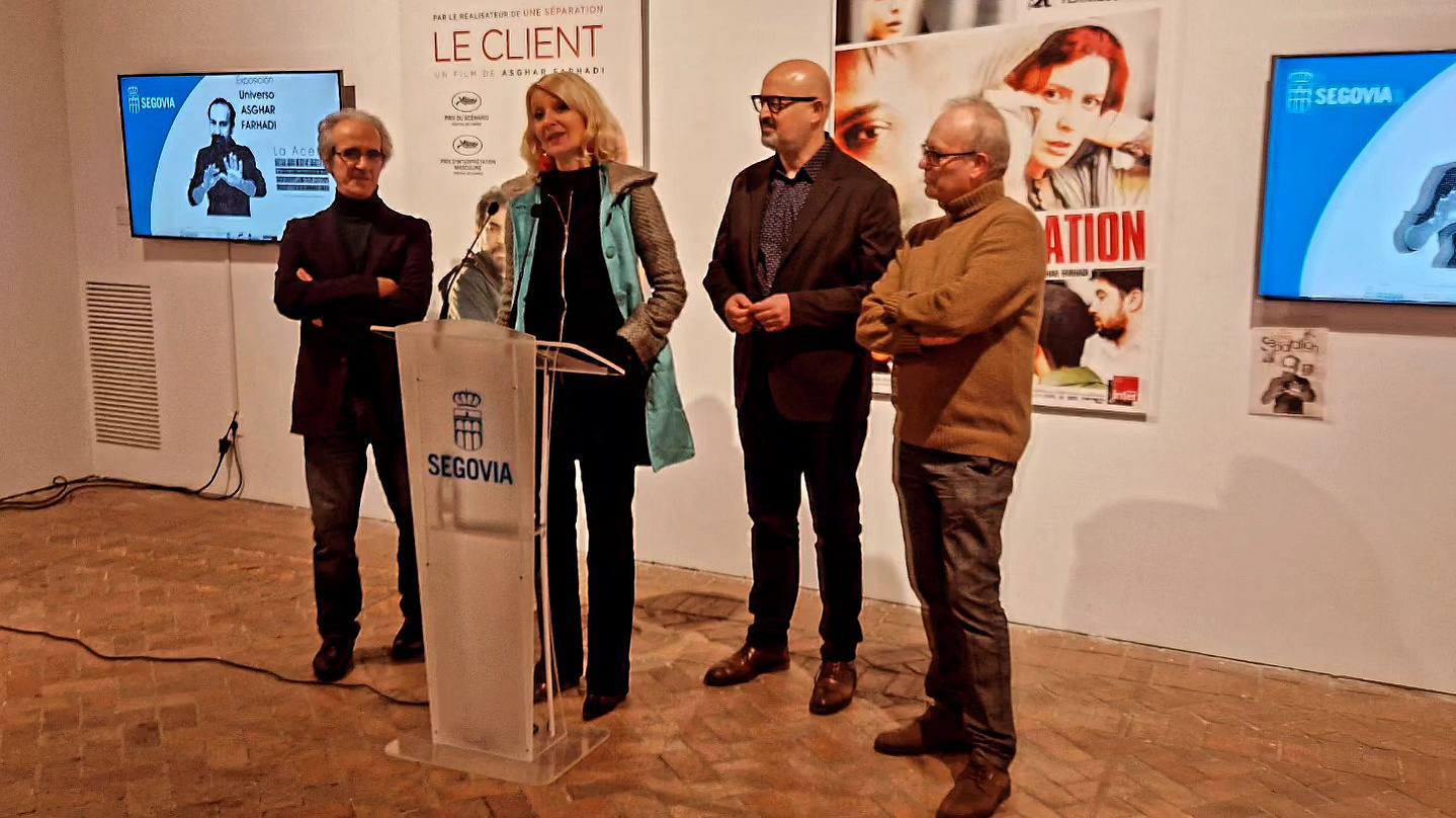 Exposición La Acera, de Asghar Farhadi, en la Alhóndiga de Segovia, comisariada por Zara Fernández de Moya