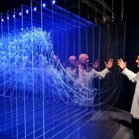 Instalación "Signos Mutantes" de Diego Moya en el encuentro anual de la SIAF - HORIZONTS de Sharjah