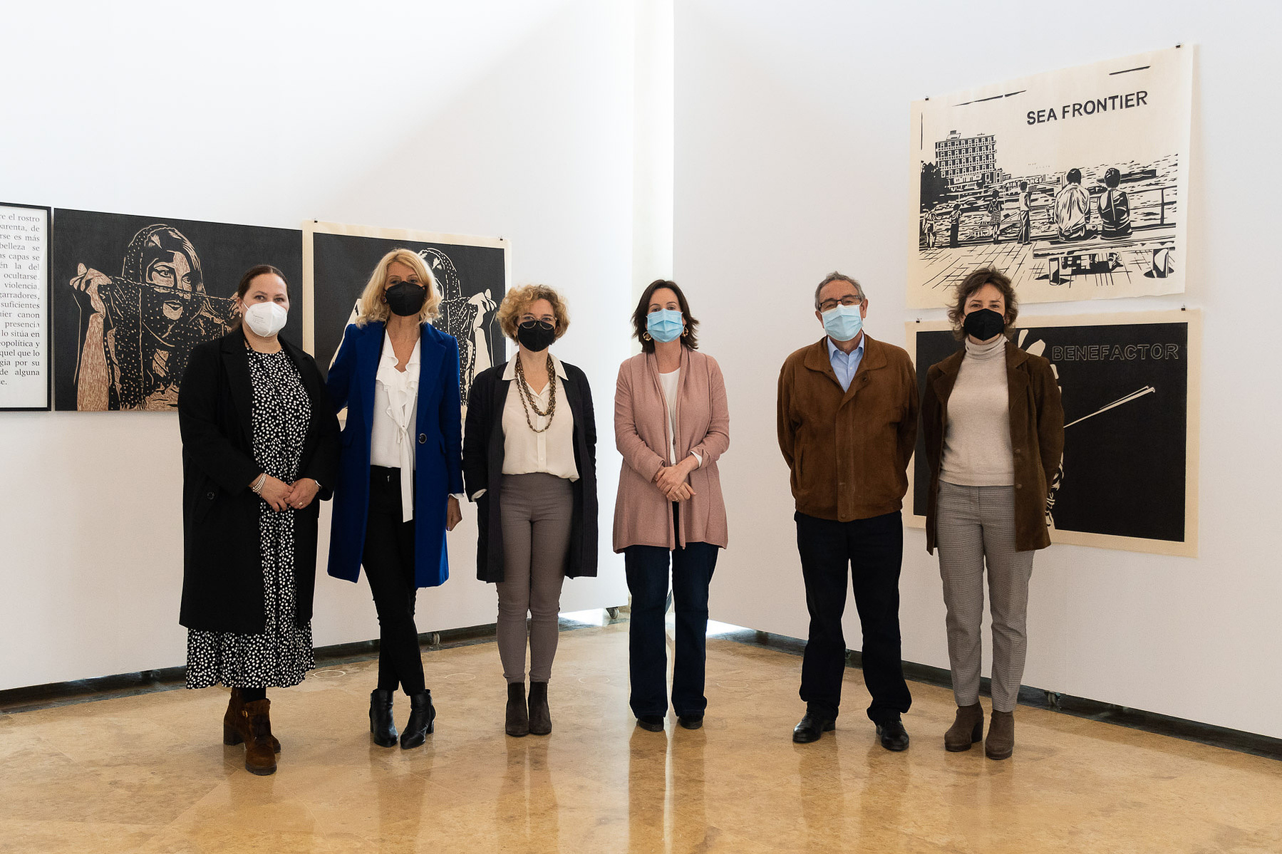Zara Fernández de Moya, comisaria de la exposición "Por una biología de la imagen" en el Centro Gallego de Arte contemporáneo