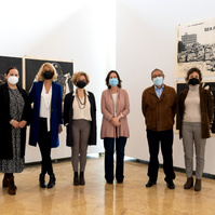 Zara Fernández de Moya, comisaria de la exposición "Por una biología de la imagen" en el Centro Gallego de Arte contemporáneo