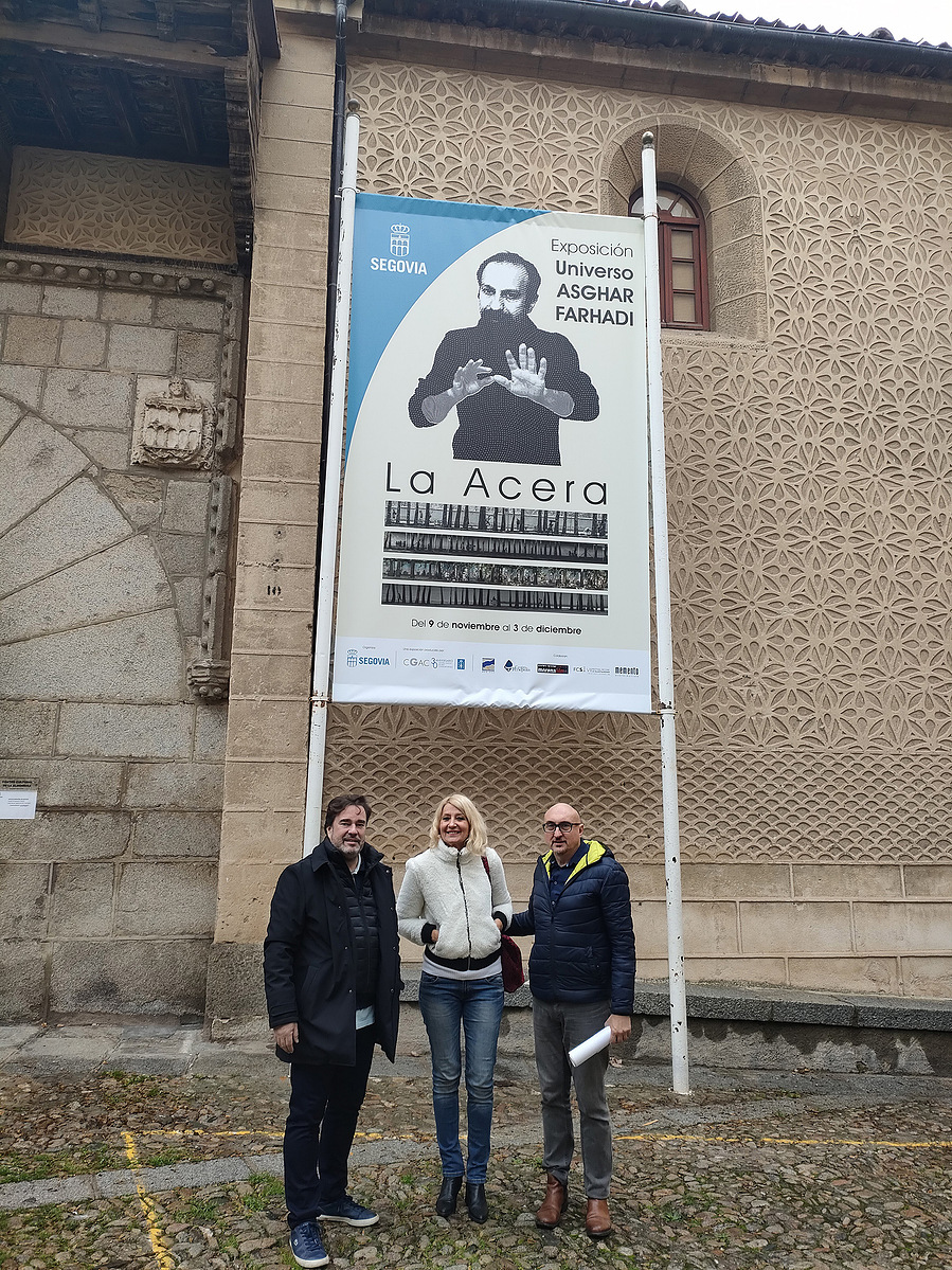 Exposición La Acera, de Asghar Farhadi, en la Alhóndiga de Segovia, comisariada por Zara Fernández de Moya