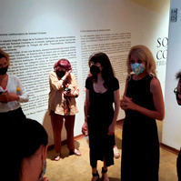 Zara Fernández de Moya, comisaria de la exposición "Trilogía del Alma" en la Fundación Vila Casas