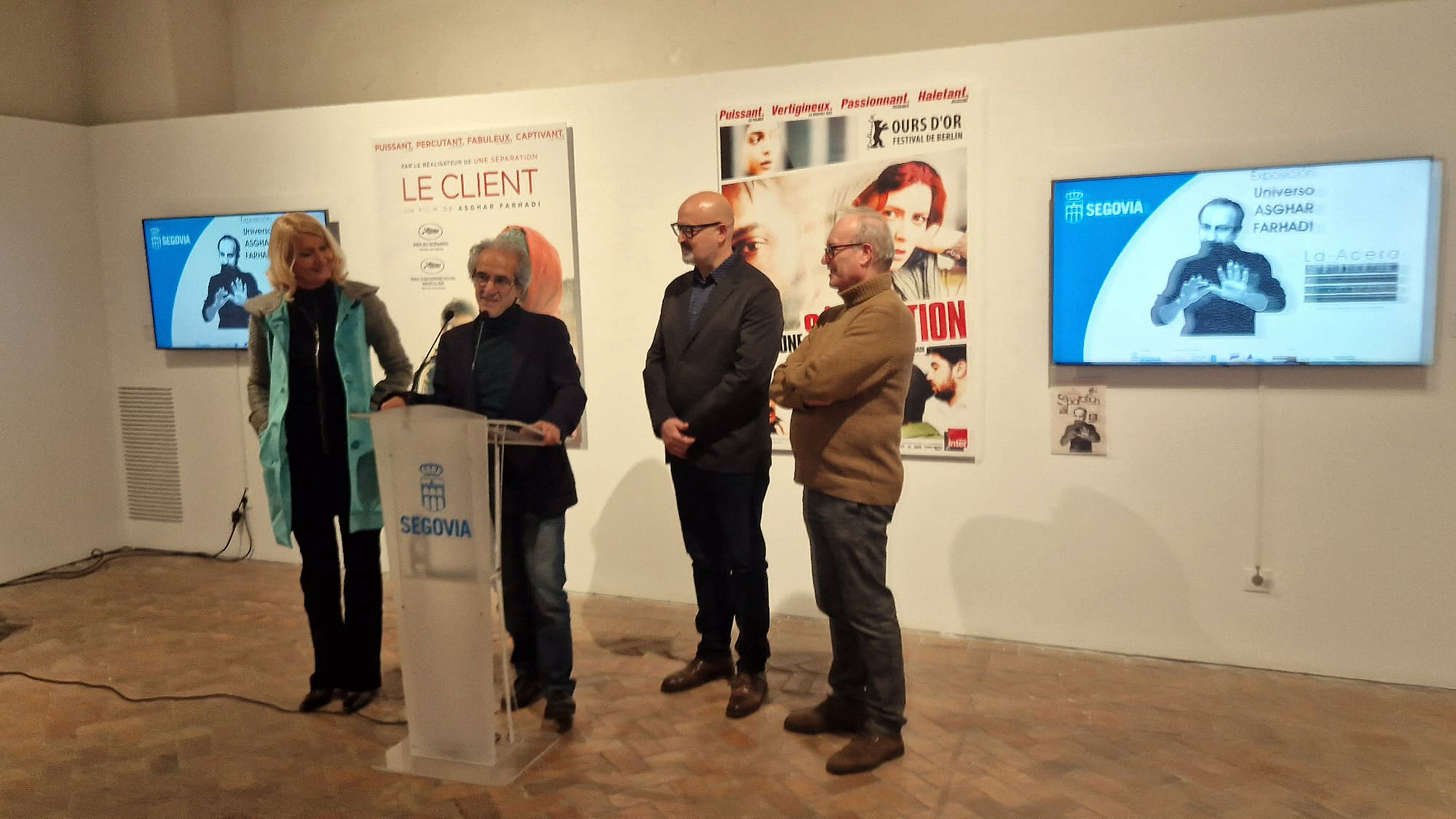 Exposición La Acera, de Asghar Farhadi, en la Alhóndiga de Segovia, comisariada por Zara Fernández de Moya