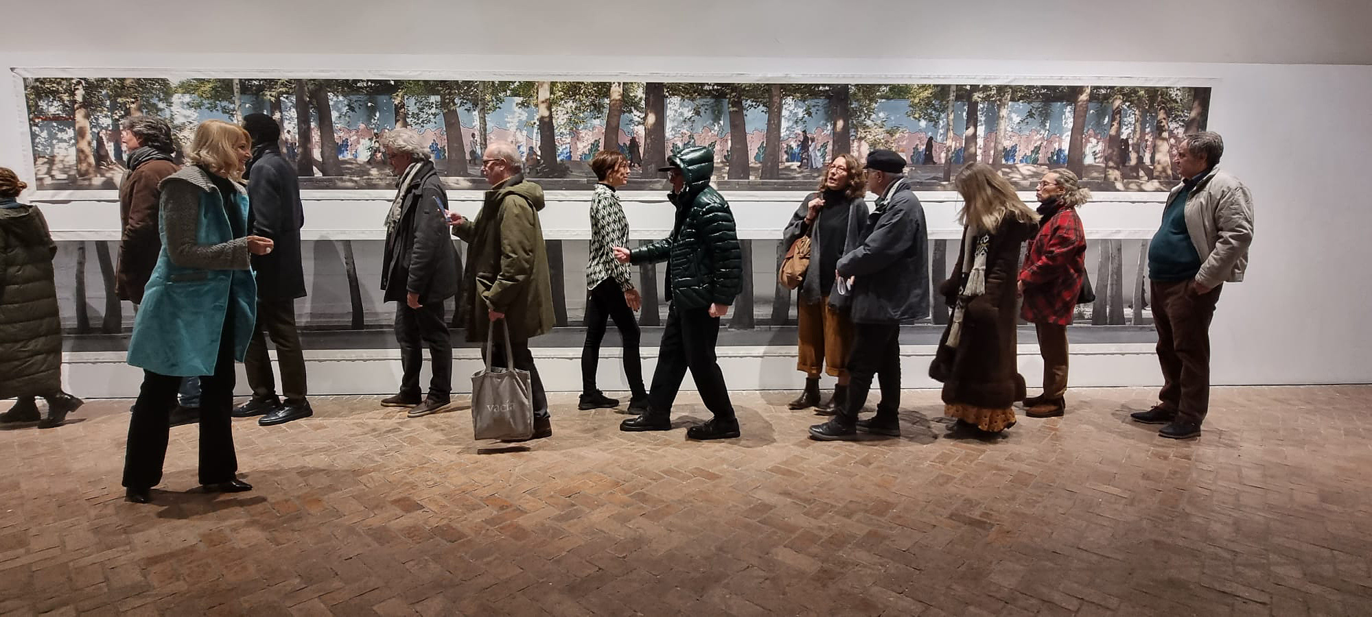 Exposición La Acera, de Asghar Farhadi, en la Alhóndiga de Segovia, comisariada por Zara Fernández de Moya