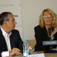 Zara Fernández de Moya presenta la exposición Yusur-Puentes: Paisaje y arquitectura en Marruecos y España, que formó parte del programa cultural de la Presidencia española de la Unión Europea