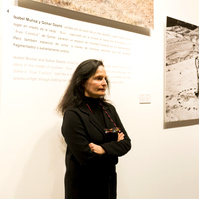 Isabel Muñoz en la exposición Miradas Paralelas. Irán-España: fotógrafas en el espejo en el Centro Cultural Conde Duque de Madrid