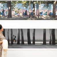 Exposición La Acera, de Asghar Farhadi, en Santiago de Compostela. Centro Galego de Arte Contemporánea, comisariada por Zara Fernández de Moya